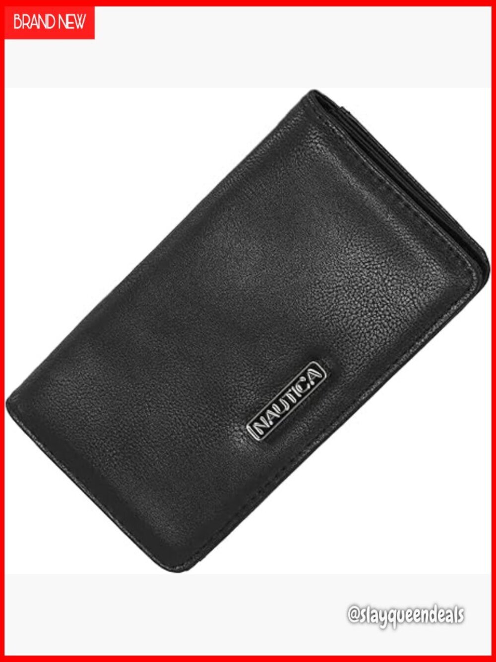 Slim RFID Blocking Wallet with Coin Purse and Phone Holder